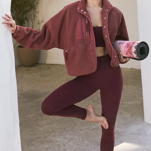 Free People Hit The Slopes Fleece Jacket - Picture 3 of 5